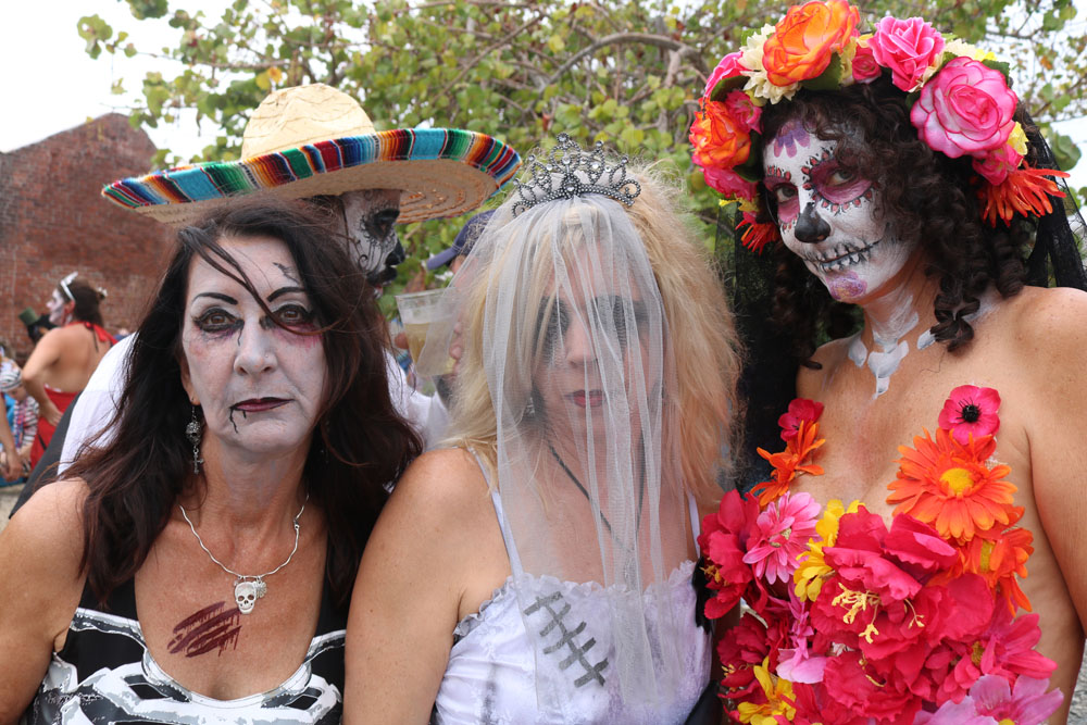 Zombie Bike Ride 2017 photo - Duval Street, Key West